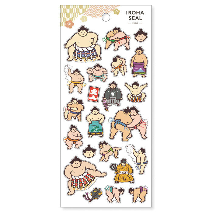Mind Wave Iroha Seal Sticker Sheet - Sumo – Saiko Stationery