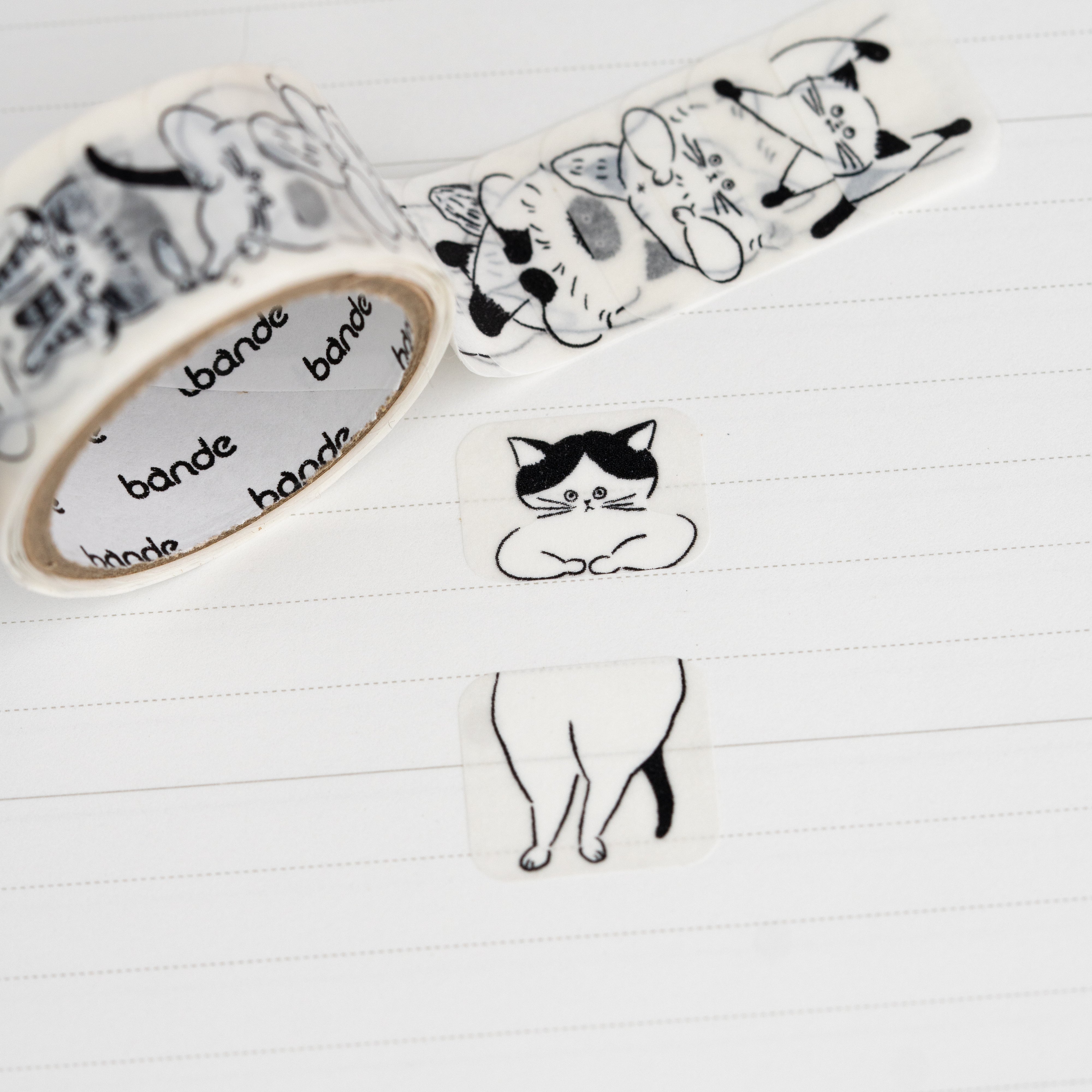 Bande Washi Tape Roll Cat Example 2