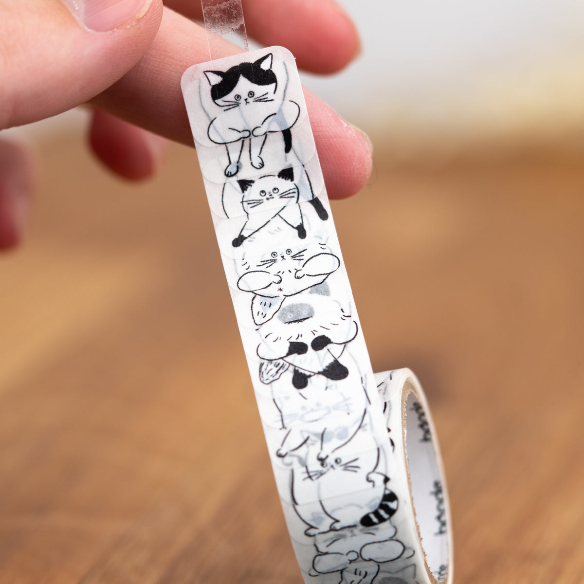 Bande Washi Tape Sticker Roll - Cat Sandwhich