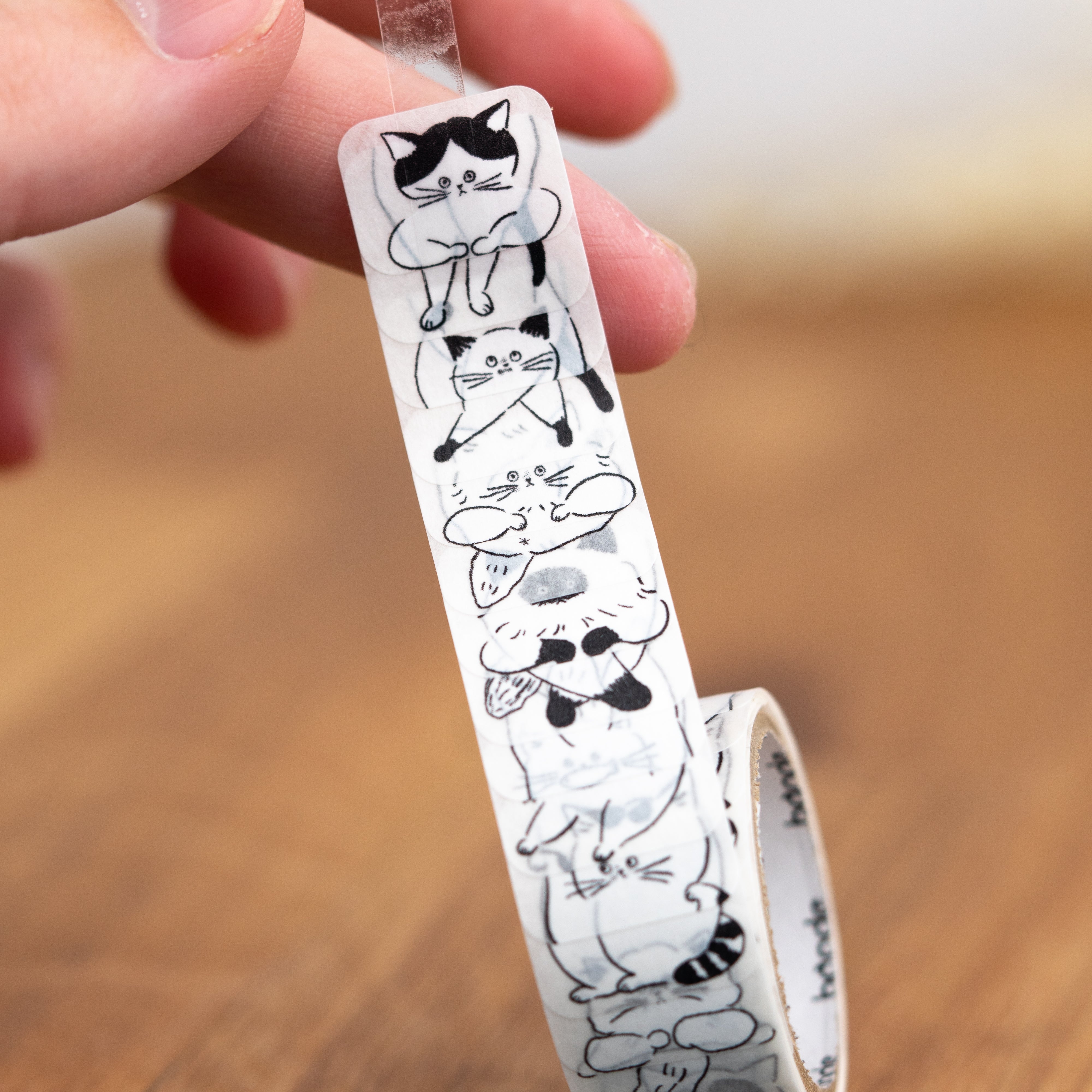 Bande Washi Tape Sticker Roll - Cat Sandwhich