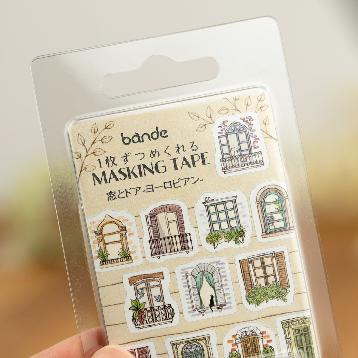 Bande Washi Tape Sticker Roll European Windows and Doors