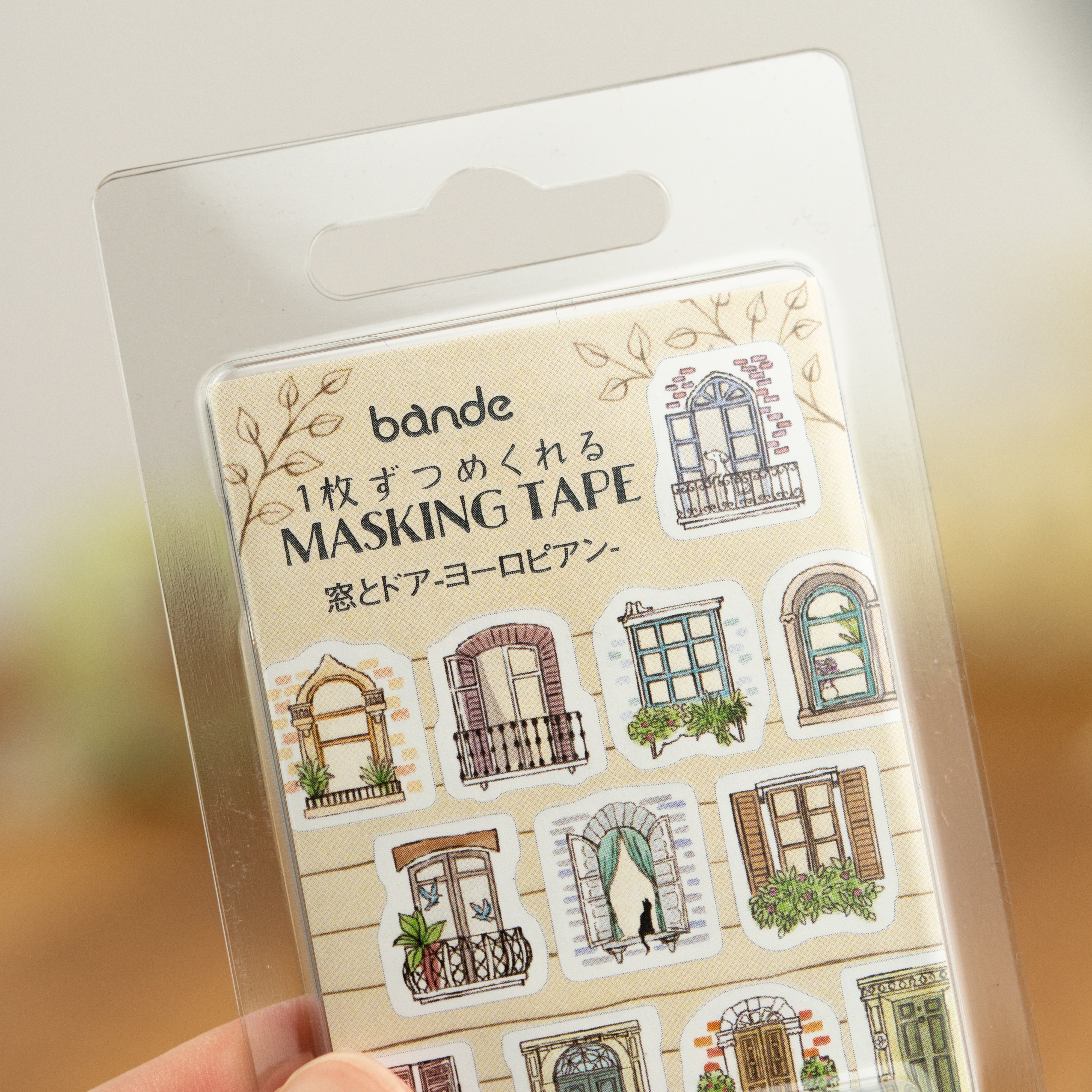 Bande Washi Tape Sticker Roll European Windows and Doors