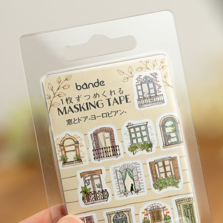 Bande Washi Tape Sticker Roll European Windows and Doors