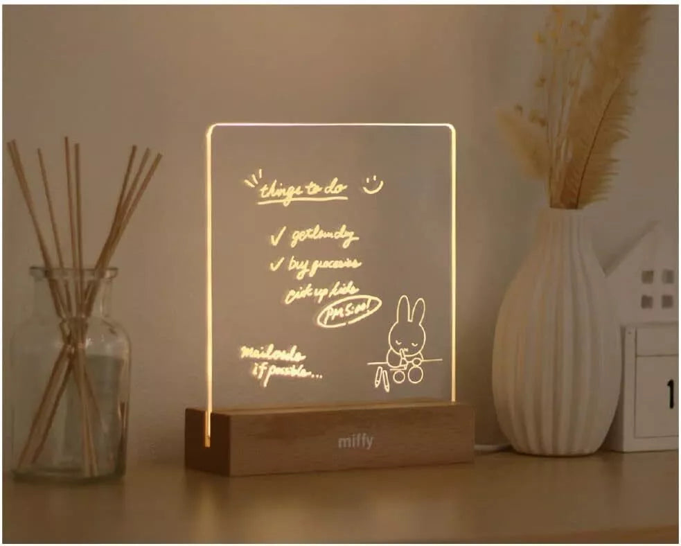 Miffy Light Up Writing Board Dark