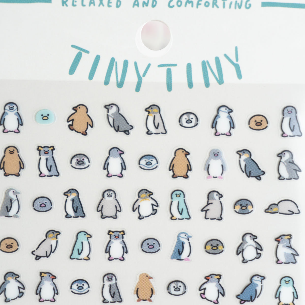 Mind Wave Tiny Tiny Clear Sticker Sheet - Penguins