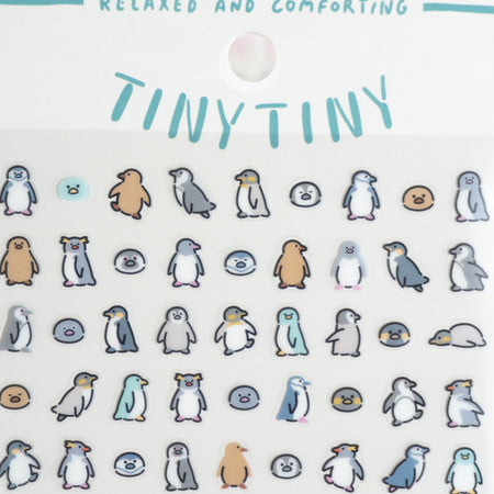 Mind Wave Tiny Tiny Clear Sticker Sheet - Penguins