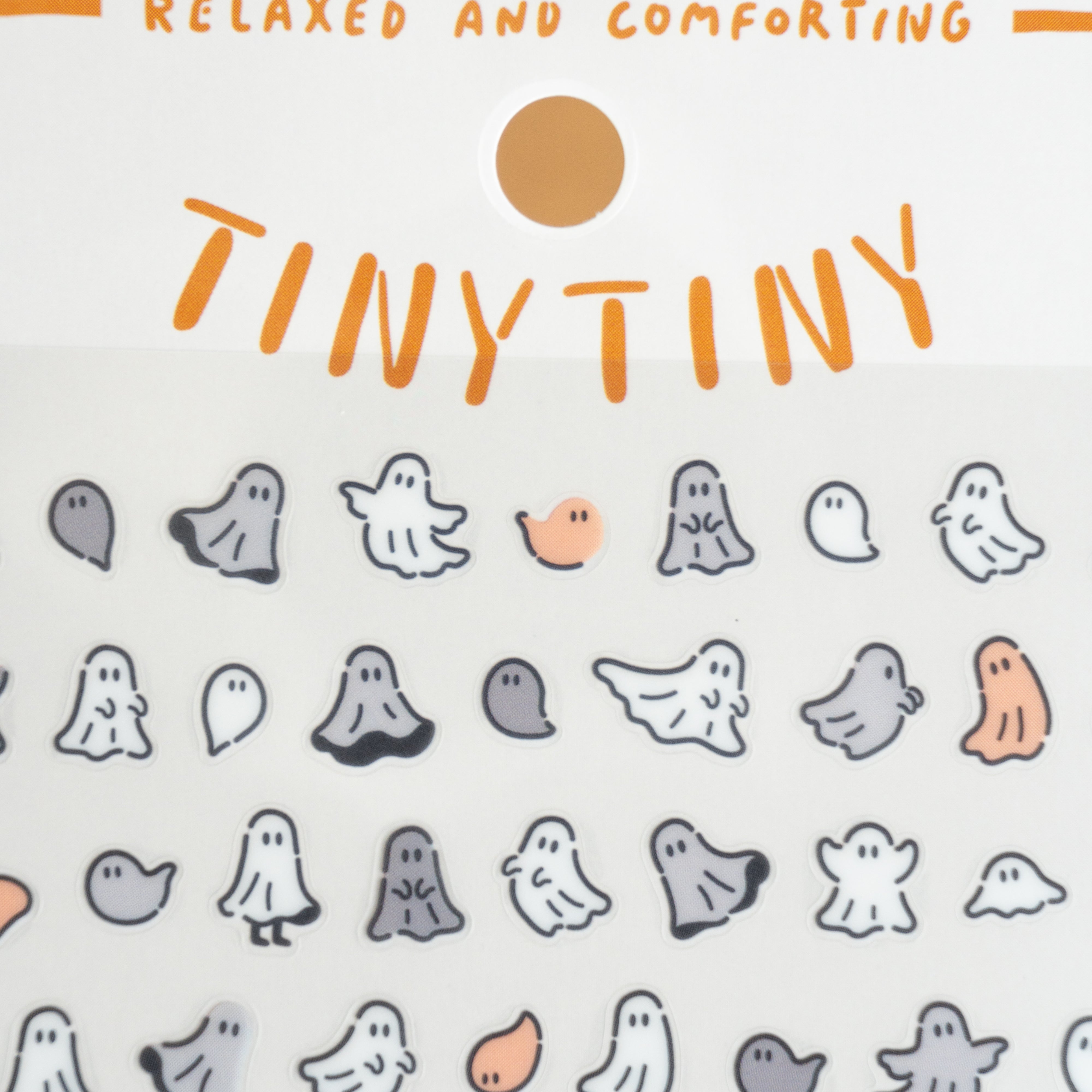Mind Wave Tiny Tiny Clear Sticker Sheet - Ghosts Close Up