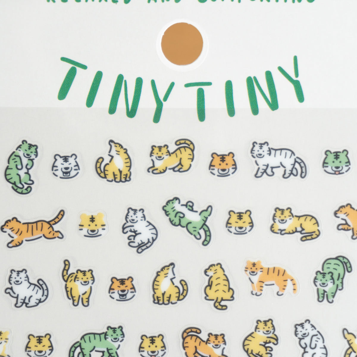 Mind Wave Tiny Tiny Clear Sticker Sheet - Tigers Front Package