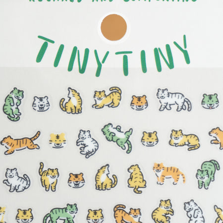 Mind Wave Tiny Tiny Clear Sticker Sheet - Tigers Front Package