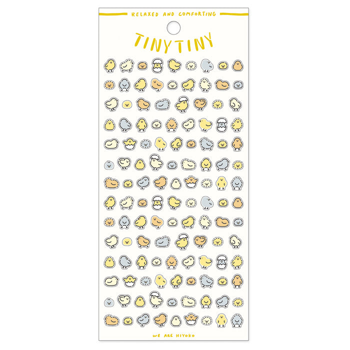 Mind Wave Tiny Tiny Clear Sticker Sheets - Volume 2. Chicks