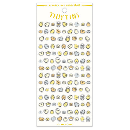 Mind Wave Tiny Tiny Clear Sticker Sheets - Volume 2. Chicks