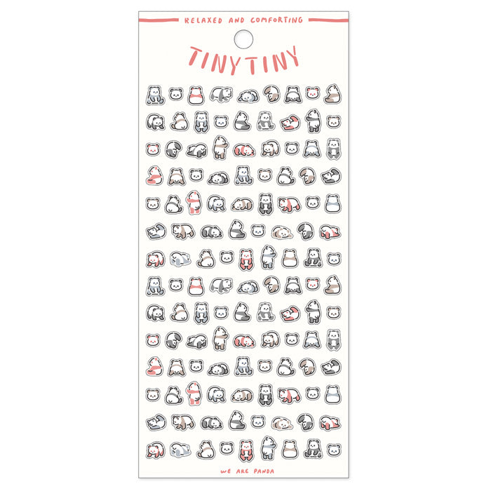 Mind Wave Tiny Tiny Clear Sticker Sheets - Volume 2. Pandas