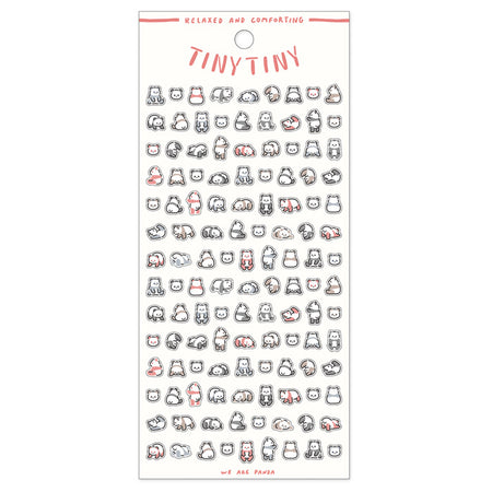 Mind Wave Tiny Tiny Clear Sticker Sheets - Volume 2. Pandas