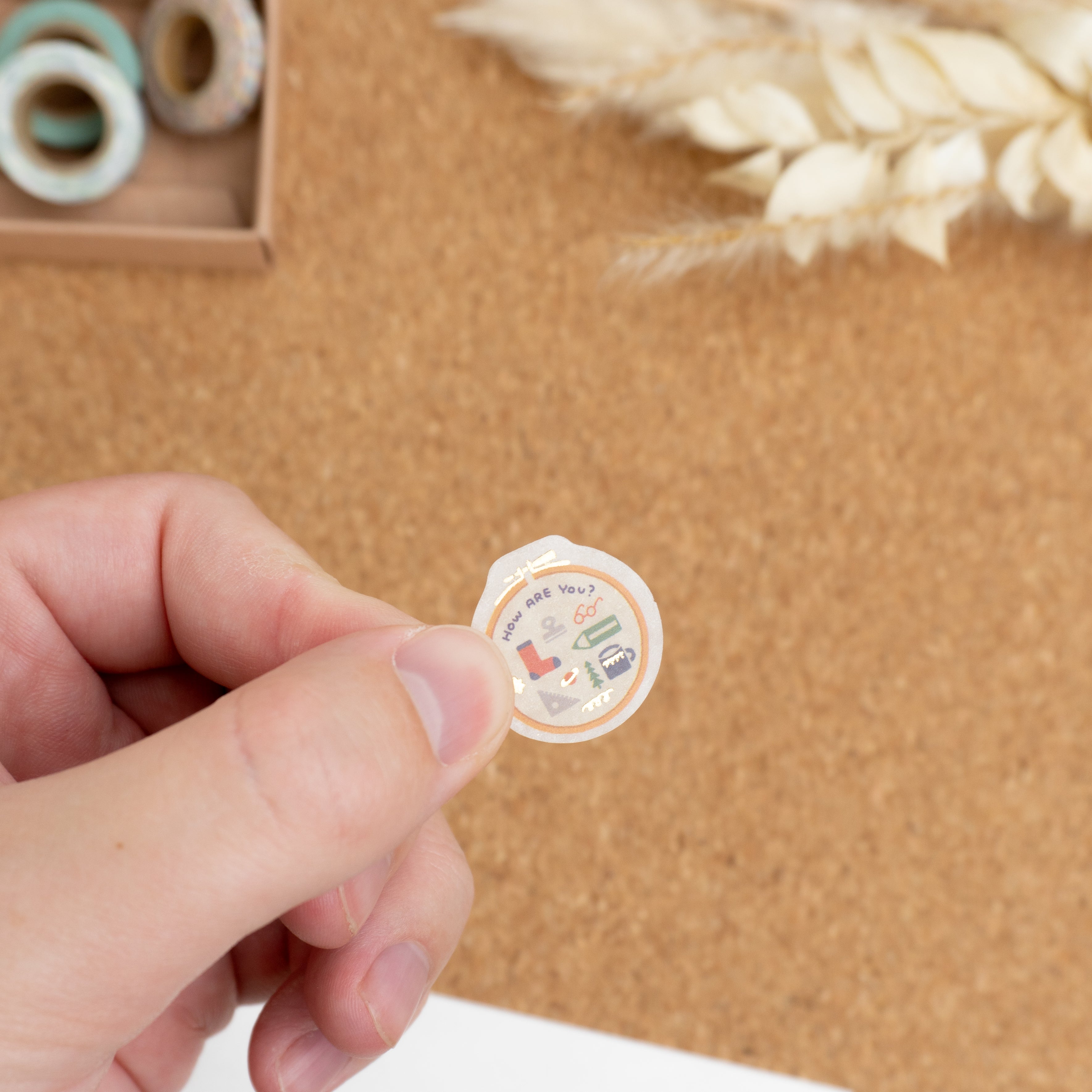 Papier Platz x Eric Small Things Washi Flake Stickers - Sewing Embroidery
