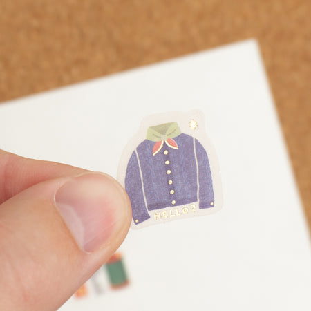 Papier Platz x Eric Small Things Washi Flake Stickers - Sewing Sweater