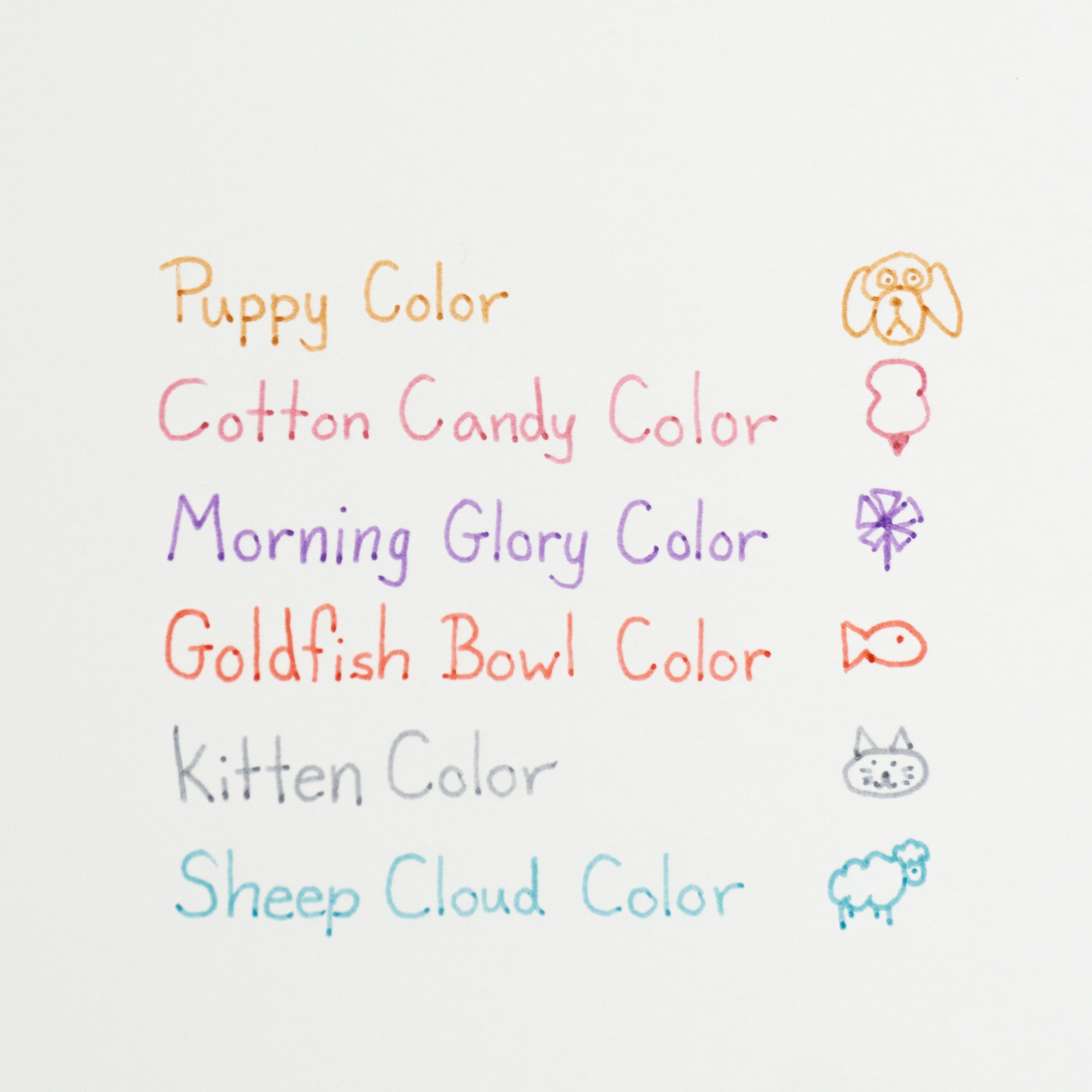 Uniball One 2024 Summer Yuru Matope Limited Edition Gel Pens Writing Example