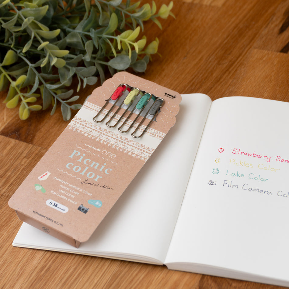 Uniball Gel Pen Set - Picnic Spring Limited Edition