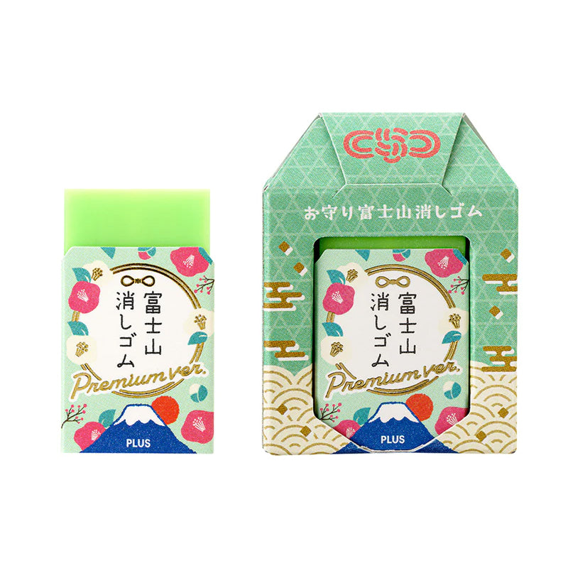 Plus Mt. Fuji Eraser Good Luck Premium Version (Limited Edition) - Camellia