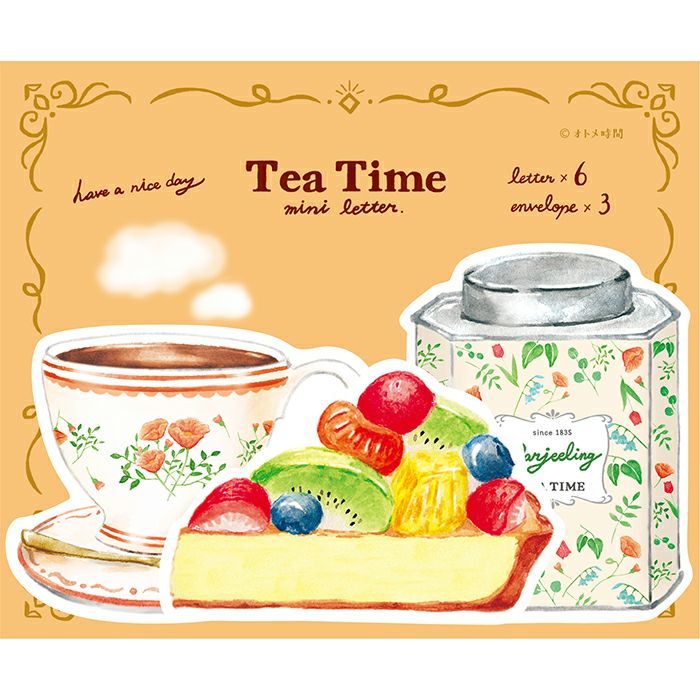 Furukawashiko Die-Cut Stationery Set - Citrus Tea Time