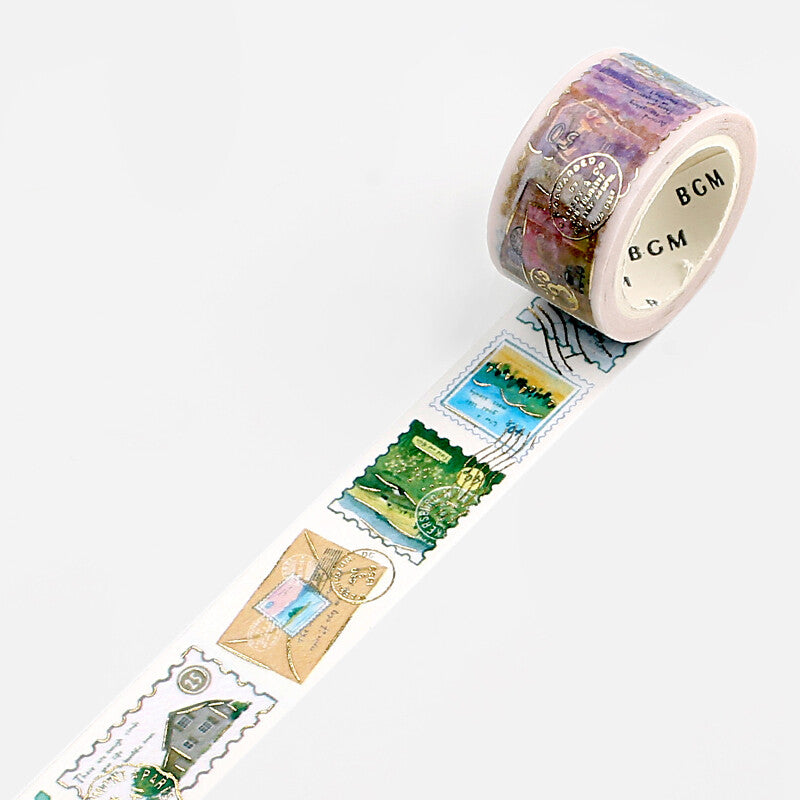 BGM Washi Tape - Postage Scenery (20mm)