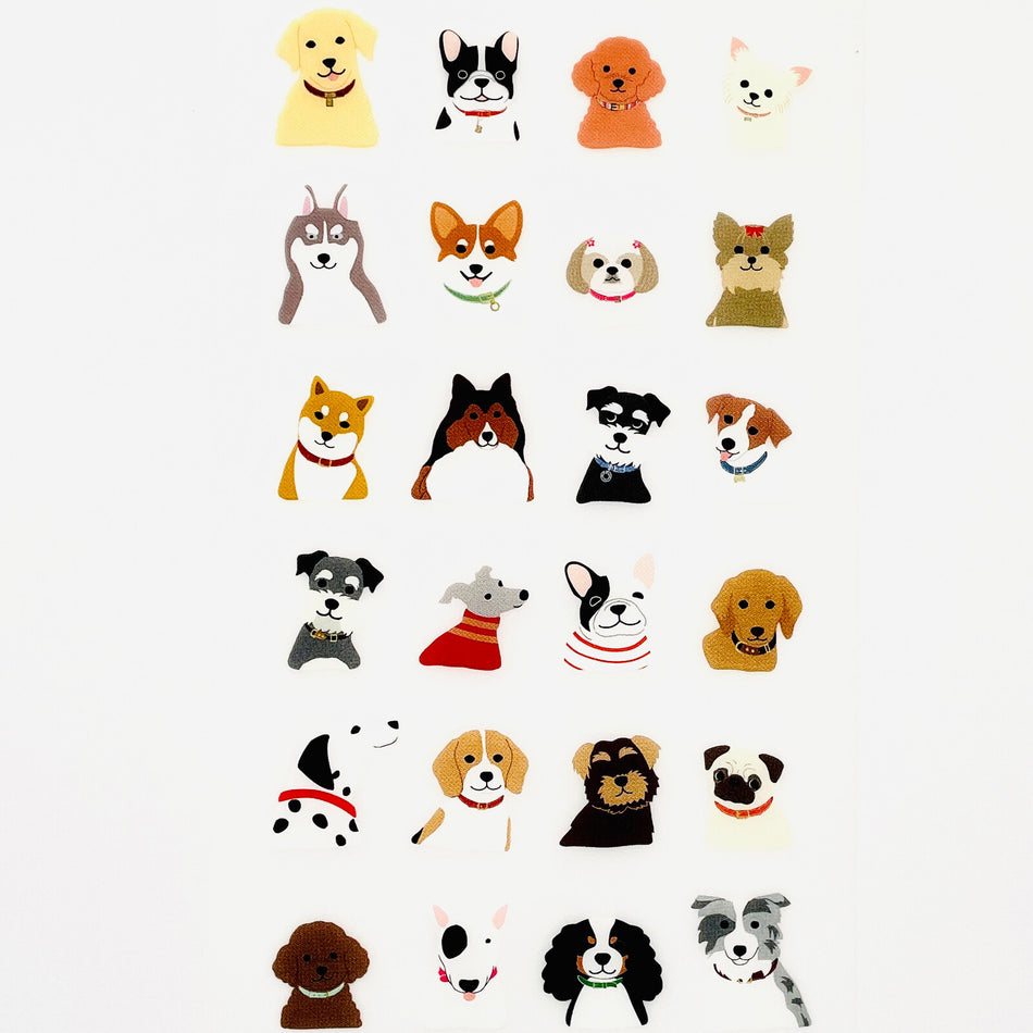 Greeting Life Inc. Animal Diecut Sticker Sheet - Dogs