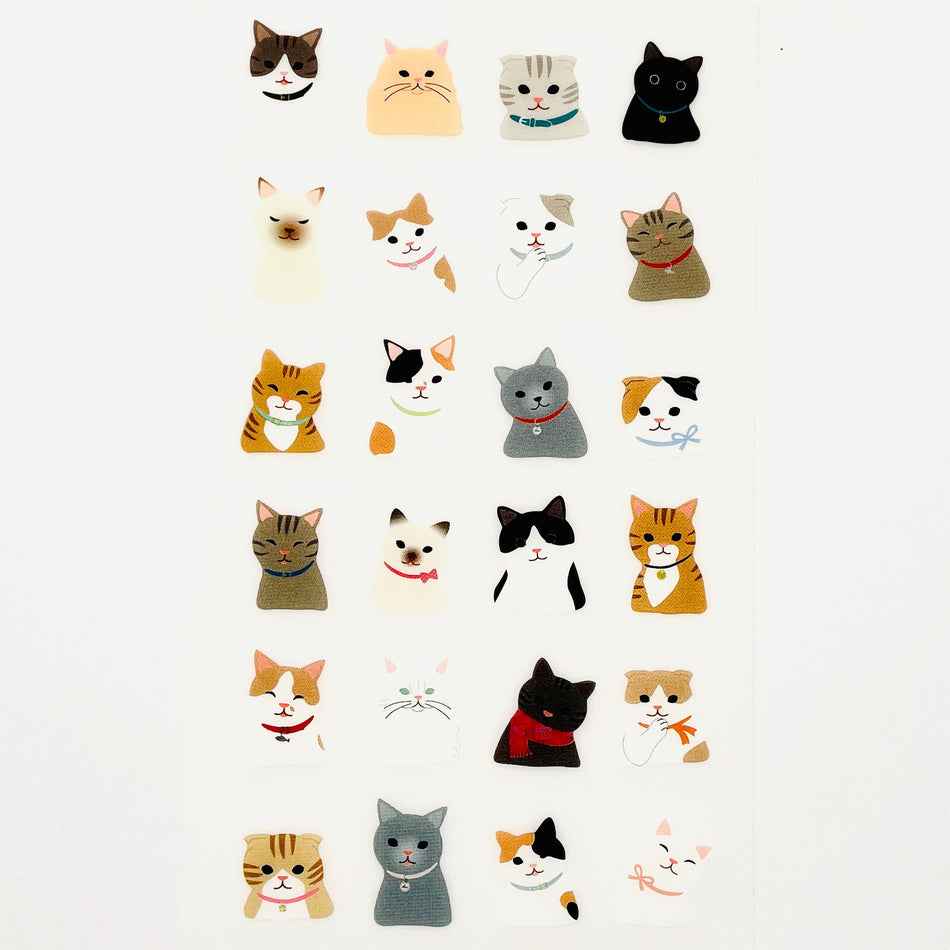 Greeting Life Inc. Animal Diecut Sticker Sheet - Cats