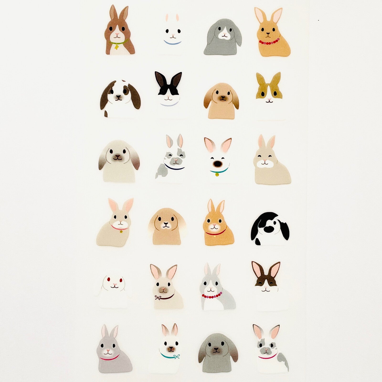 Greeting Life Inc. Animal Diecut Sticker Sheet - Rabbits – Saiko Stationery
