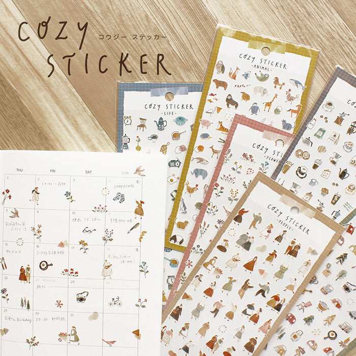 Mind Wave Cozy Sticker Sheet - Flower