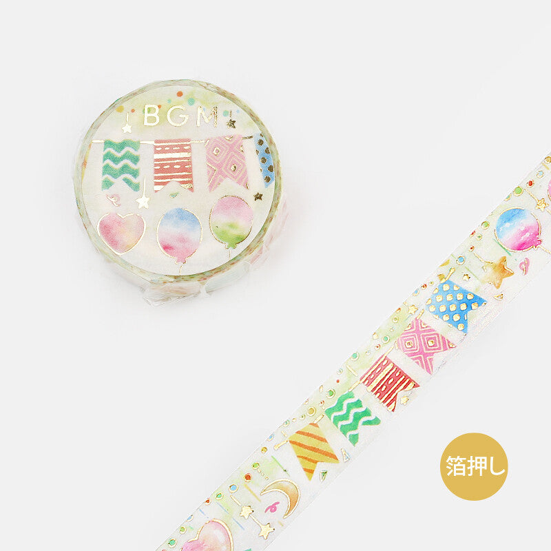 BGM Washi Tape - Party Garland (15mm)