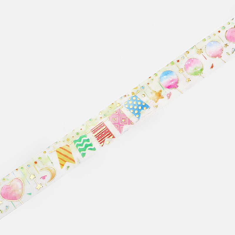 BGM Washi Tape - Party Garland (15mm)