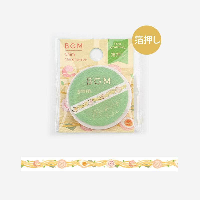 BGM Washi Tape - Ramen (5mm)