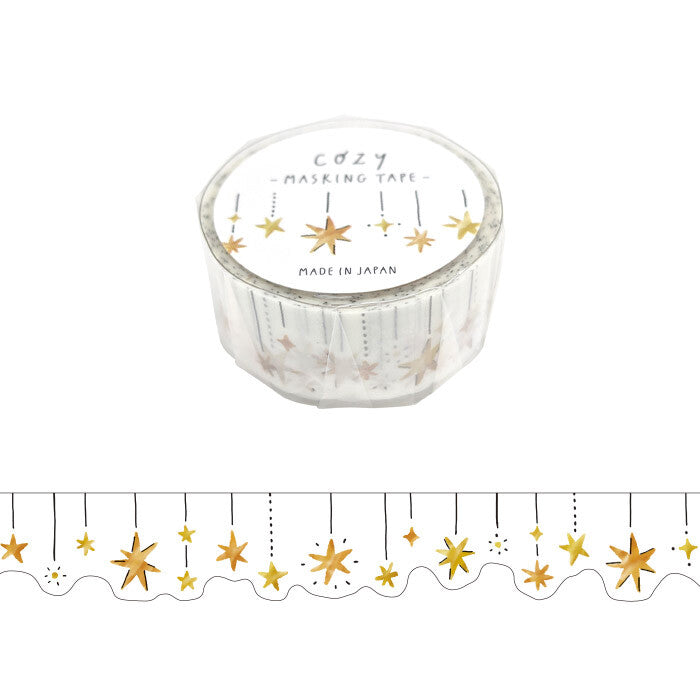 Mind Wave Cozy Die-Cut Washi Tape - Star Garland