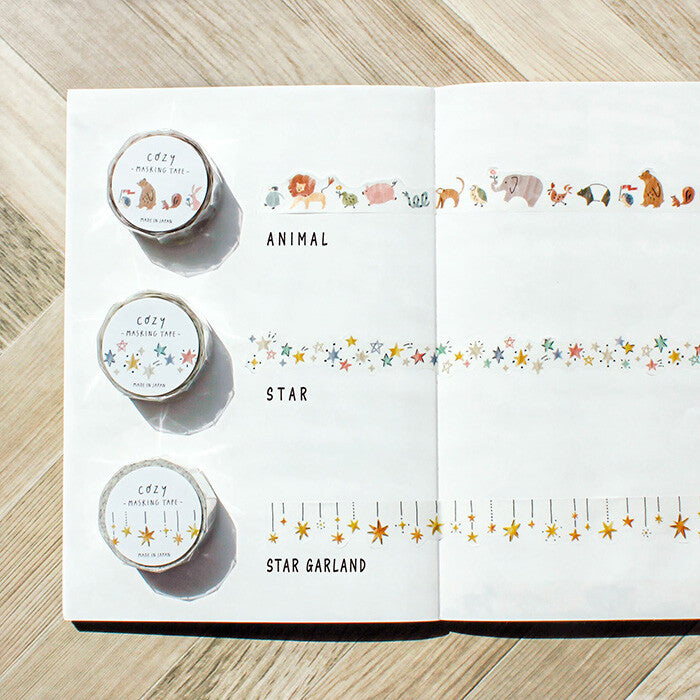 Mind Wave Cozy Die-Cut Washi Tape - Animal