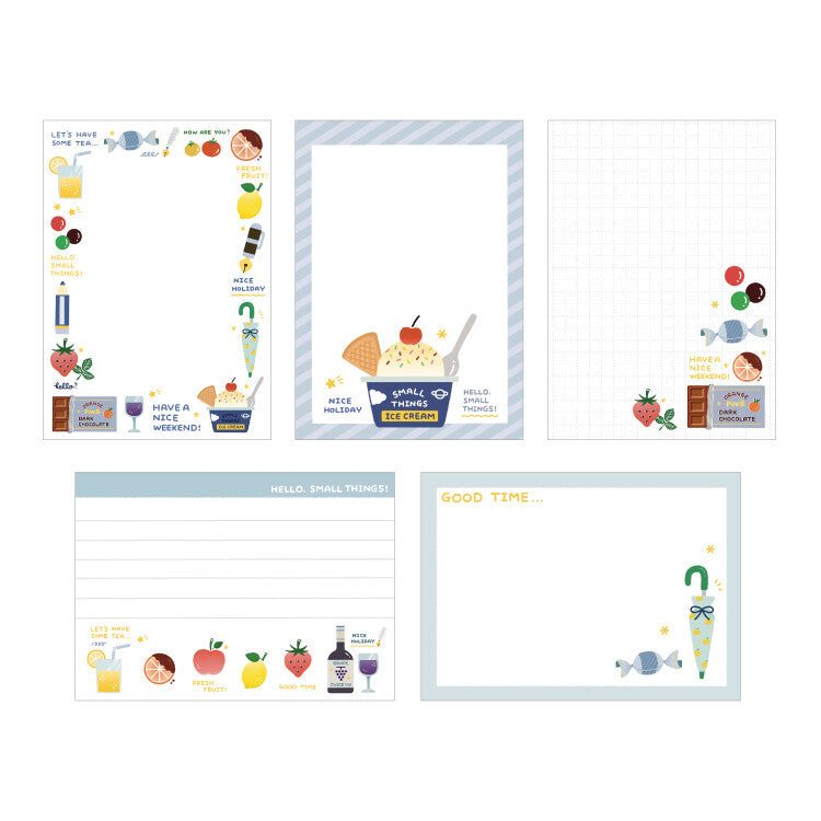 Papier Platz Eric Small Things Otegaru Memo Pads - Fruits