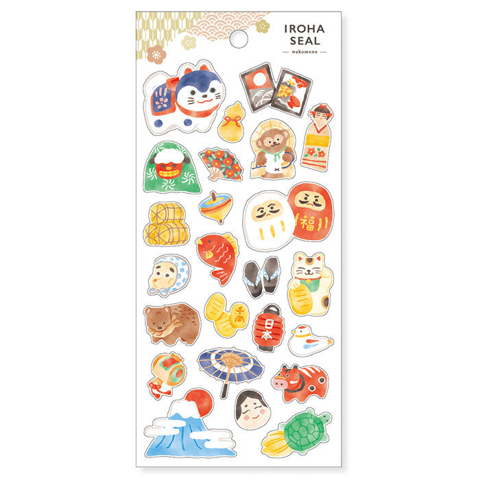 Mind Wave Iroha Seal Sticker Sheet - Wakomono