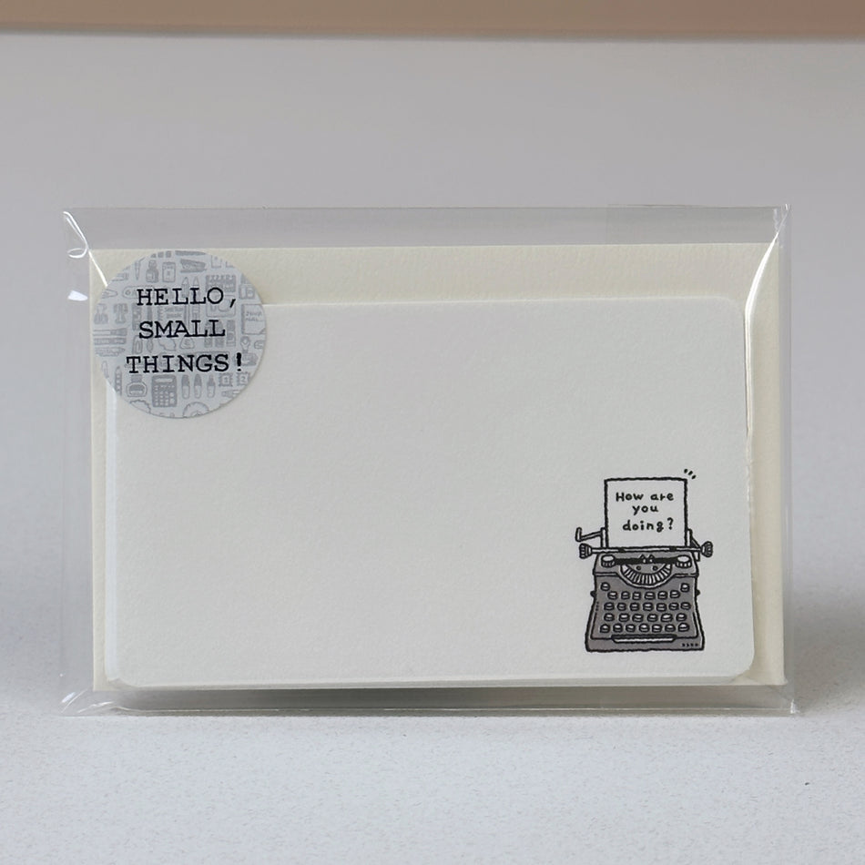 Papier Platz x Eric Small Things Mini Letter Set - Typewriter