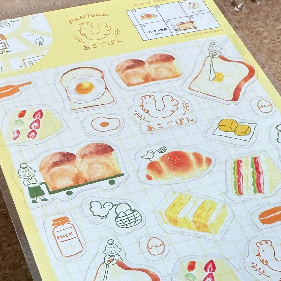 Furukawashiko Clear Sticker Sheet - Asagopan