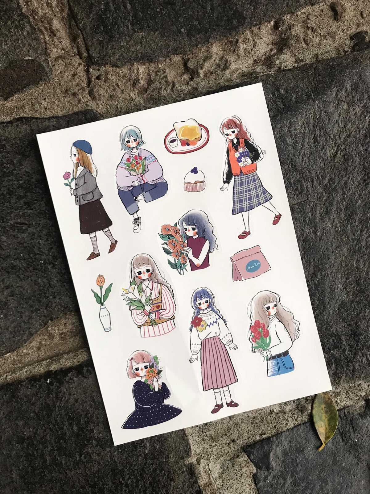 Di Sticker Ann Di Sticker Sheet - Autumn/Winter Memories – Saiko Stationery