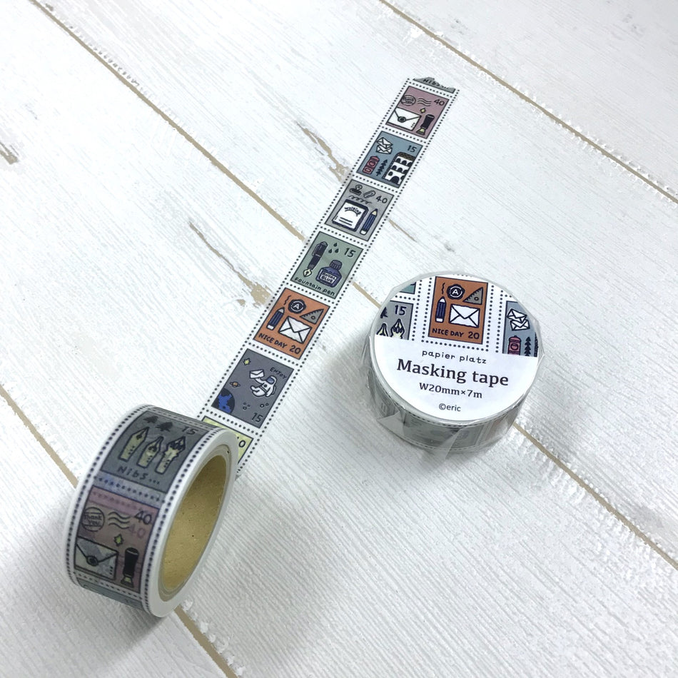 Papier Platz x Eric Small Things Washi Tape - Stamp (20mm)