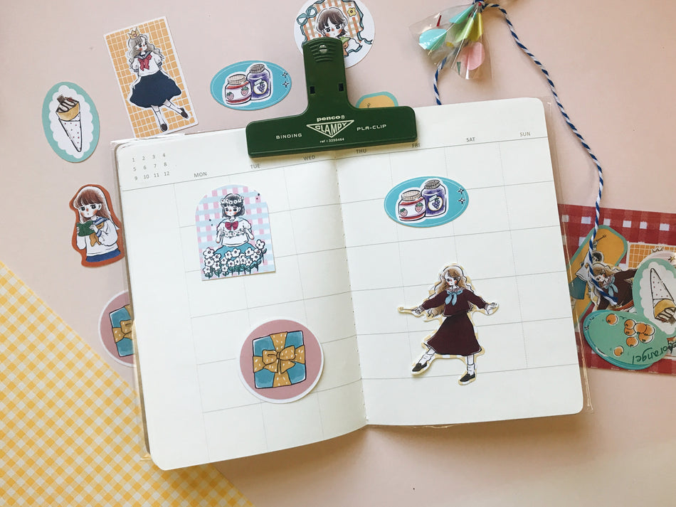 Ann Di Flake Sticker Pack - Magic Girl (12 stickers)