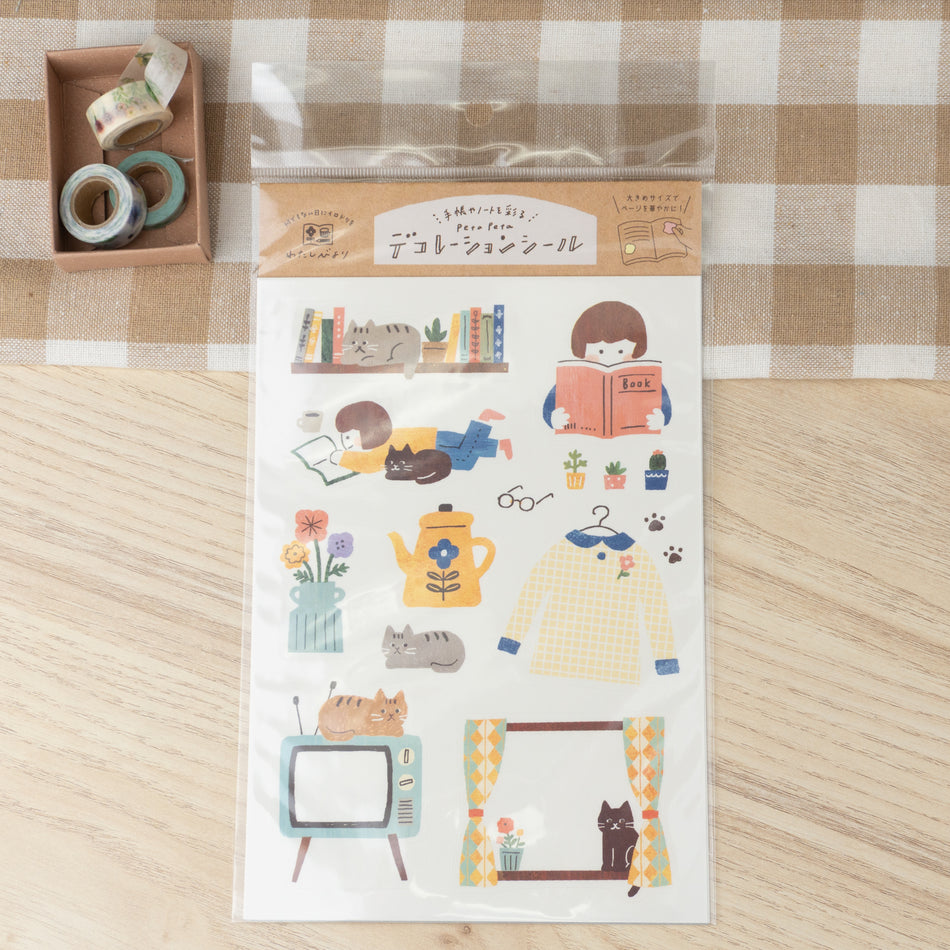 Adorable Sticker Sheet "At Home"