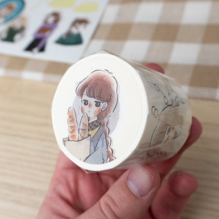 Ann Di Washi Tape Roll Close Up - Memories of a Girl (50mm)