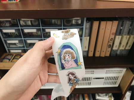 Ann Di Washi Tape Roll - Memories of a Girl (50mm)