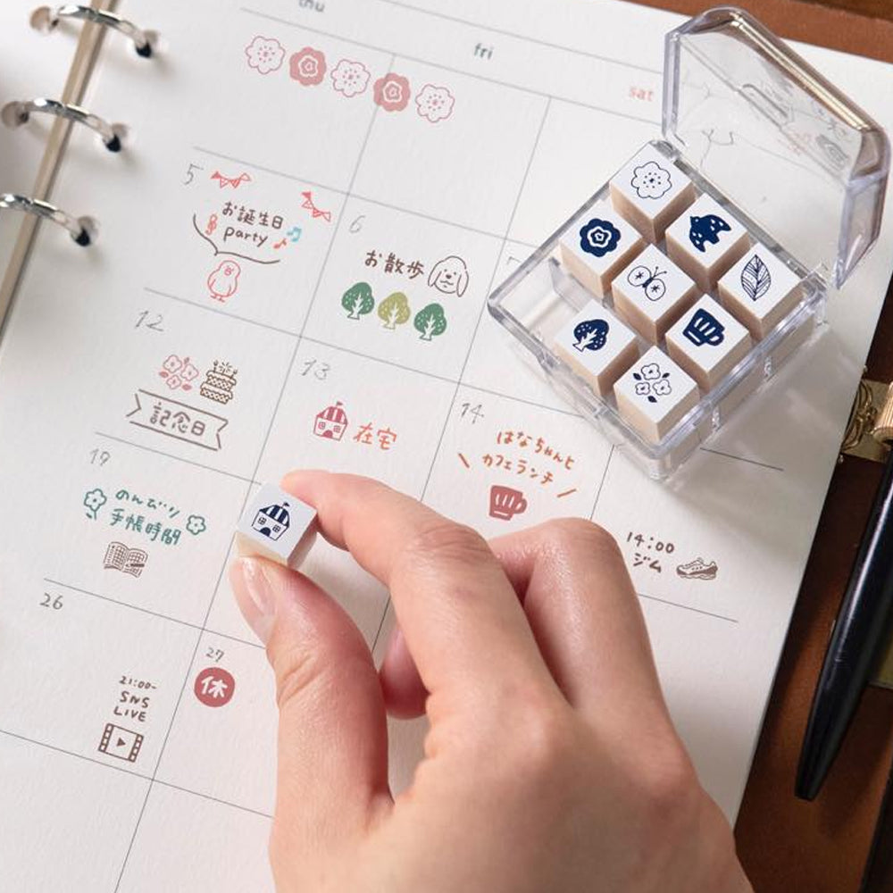 Beverly Planner Companion Stamp Set - Schedule – Saiko Stationery