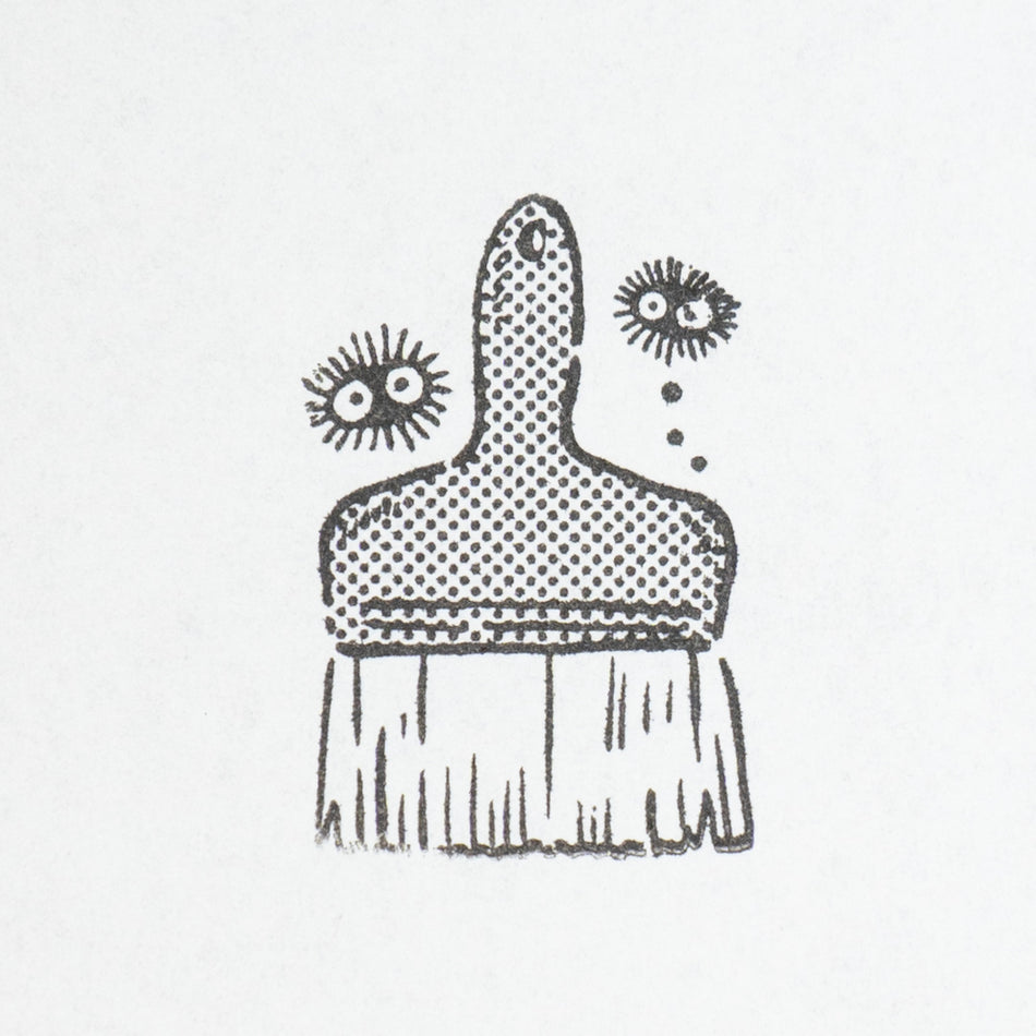 Beverly Studio Ghibli Rubber Wooden Stamp - Soot Spirits & Brush Graphic