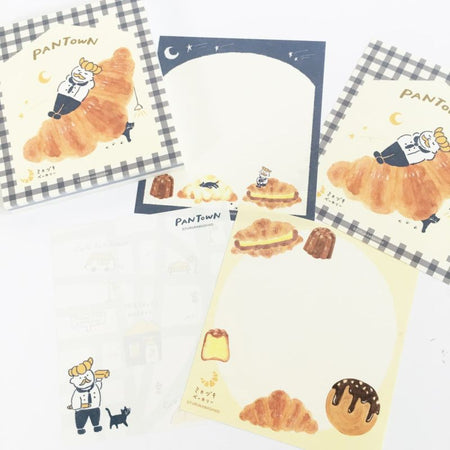 Furukawashiko Bread Town Memo Pad - Mikazuki Bakery