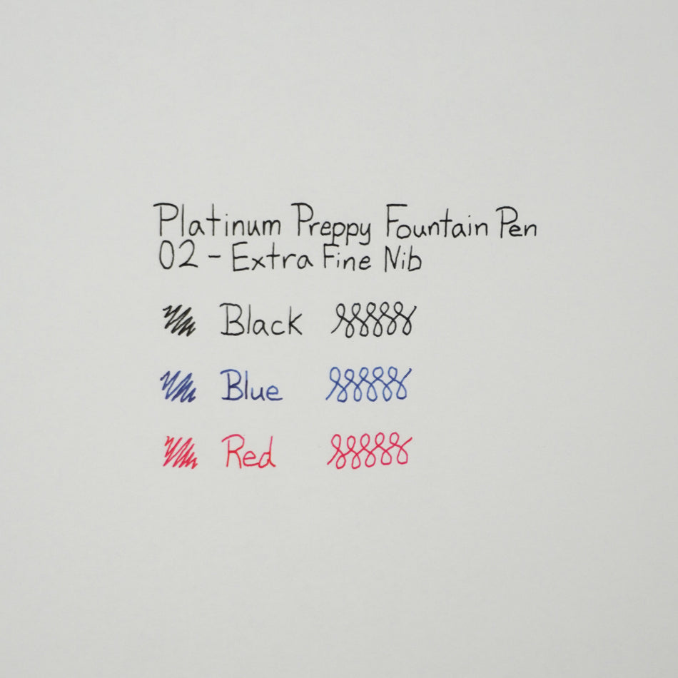 Platinum Preppy Fountain Pen - 02 Extra Fine