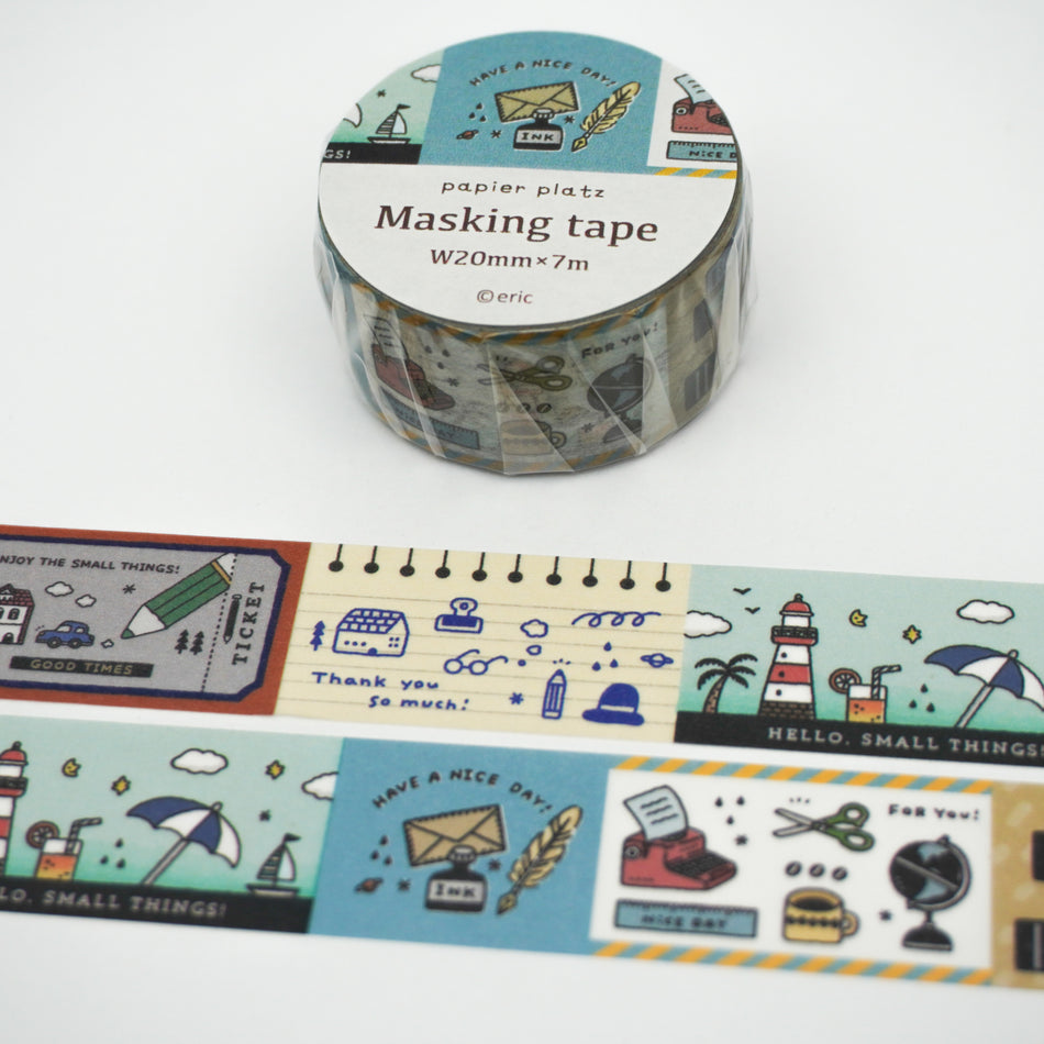 Papier Platz x Eric Small Things Washi Tape - Memories (20mm)