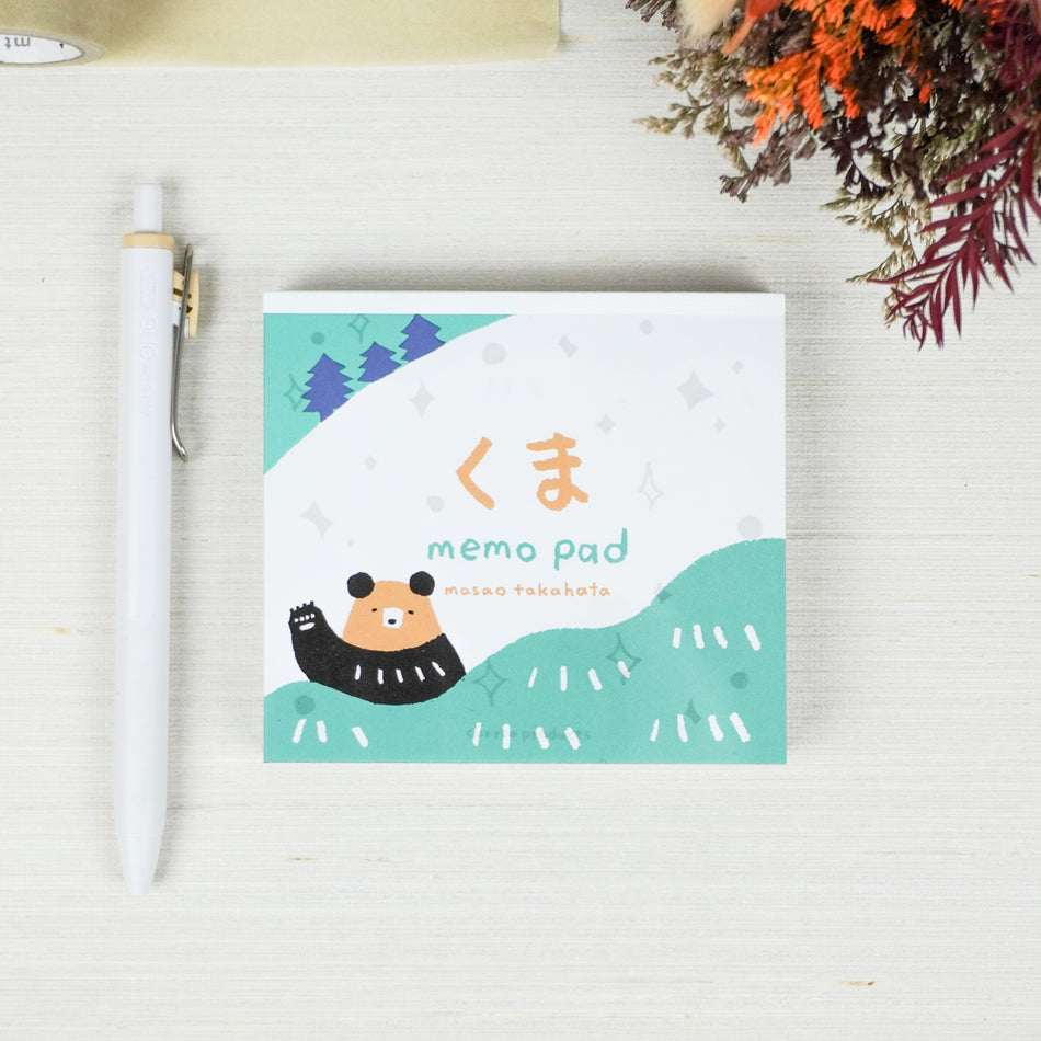 Cozyca x Masao Takahata Memo Pad - Bear