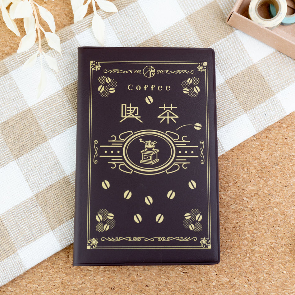 Papier Platz x Fukuwake Hanko Pocket Log Notebook - Coffee (Dark Brown)